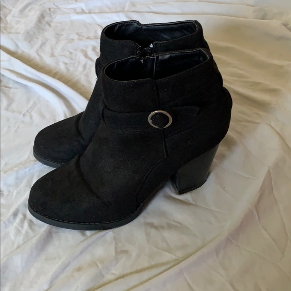 Black boots